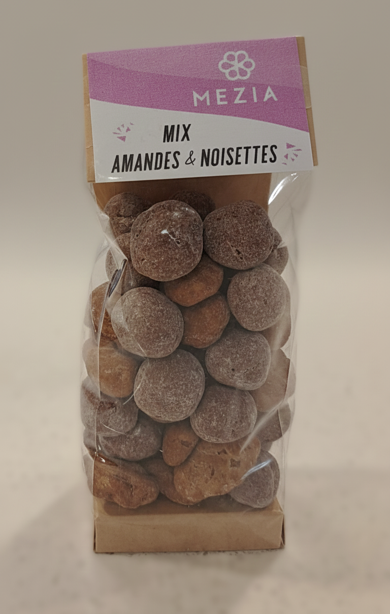 Mix Amandes et Noisettes enrobées